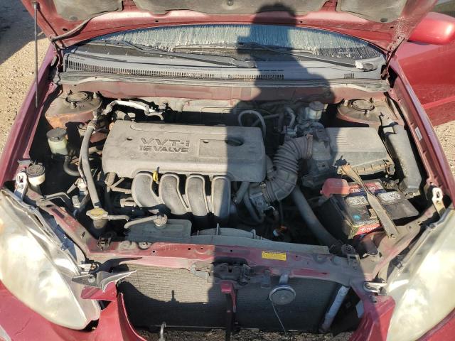 1NXBR32E47Z881888 - 2007 TOYOTA COROLLA CE RED photo 11