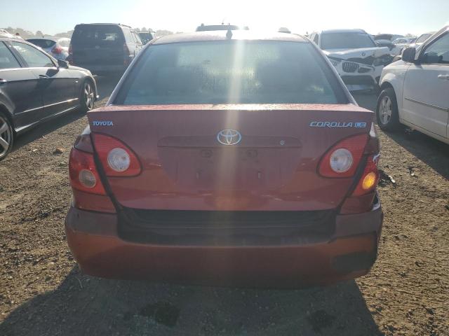 1NXBR32E47Z881888 - 2007 TOYOTA COROLLA CE RED photo 6