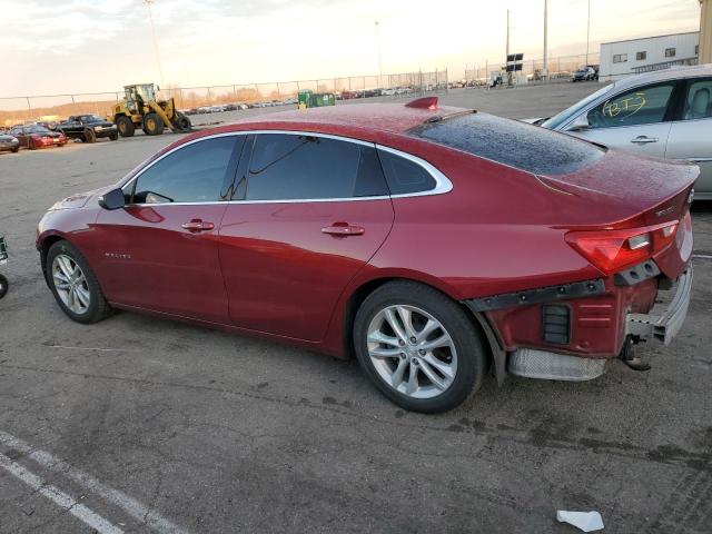 1G1ZE5ST8HF162215 - 2017 CHEVROLET MALIBU LT RED photo 2