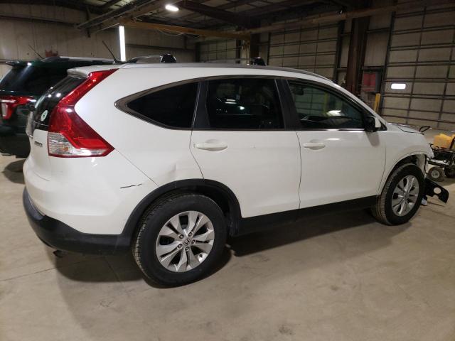 5J6RM4H73EL012762 - 2014 HONDA CR-V EXL WHITE photo 3