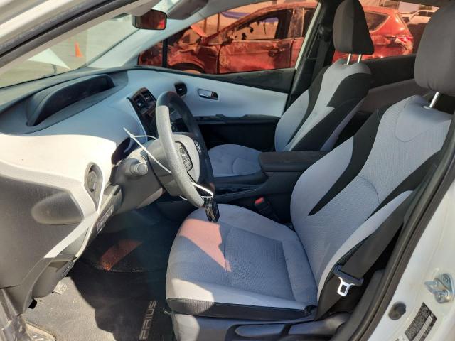 JTDKARFU5K3078621 - 2019 TOYOTA PRIUS WHITE photo 7