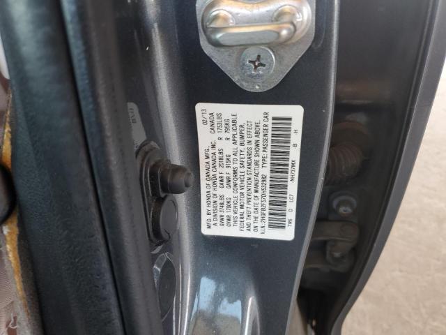 2HGFB2F57DH532982 - 2013 HONDA CIVIC LX CHARCOAL photo 12