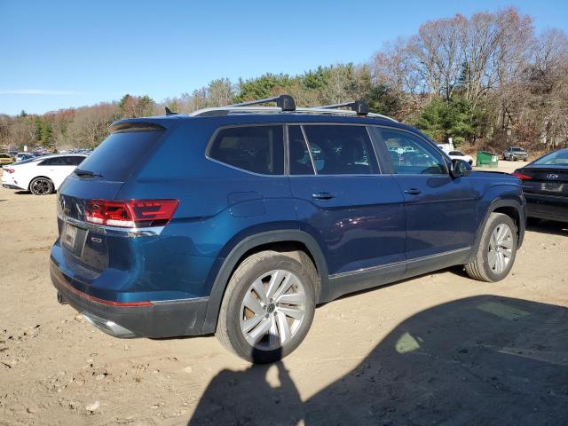 1V2BR2CA7MC577755 - 2021 VOLKSWAGEN ATLAS SEL BLUE photo 3