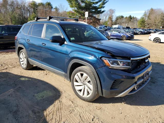 1V2BR2CA7MC577755 - 2021 VOLKSWAGEN ATLAS SEL BLUE photo 4