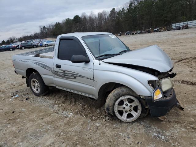 5TENL42N31Z742259 - 2001 TOYOTA TACOMA SILVER photo 4