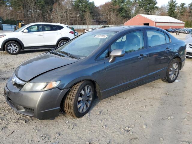 2HGFA16969H516277 - 2009 HONDA CIVIC EXL GRAY photo 1