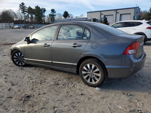 2HGFA16969H516277 - 2009 HONDA CIVIC EXL GRAY photo 2