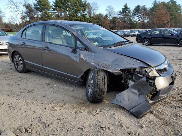2HGFA16969H516277 - 2009 HONDA CIVIC EXL GRAY photo 4