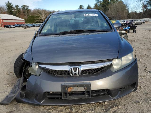 2HGFA16969H516277 - 2009 HONDA CIVIC EXL GRAY photo 5