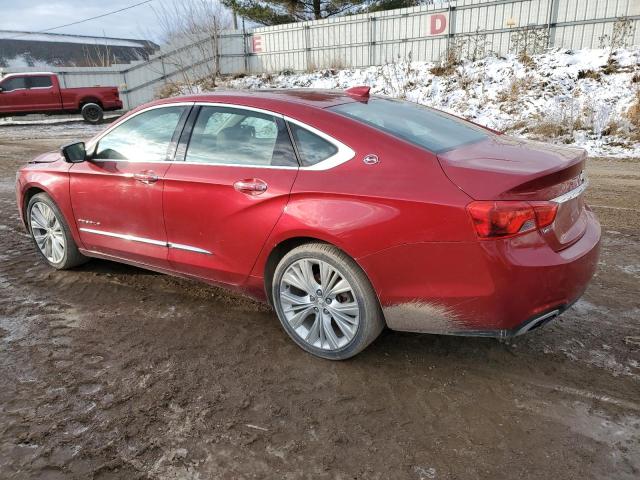 2G1165S30F9153511 - 2015 CHEVROLET IMPALA LTZ RED photo 2