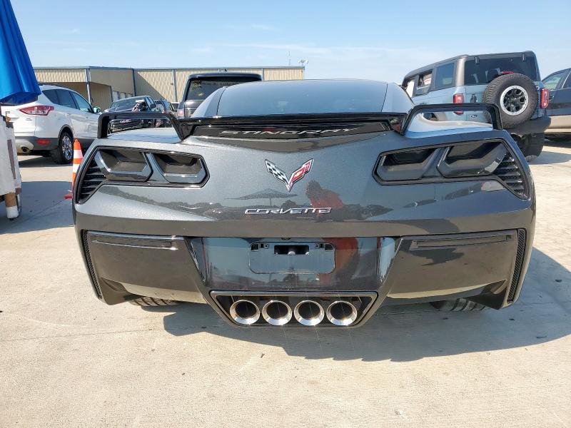 1G1YB2D75K5101761 - 2019 CHEVROLET CORVETTE STINGRAY 1LT BLACK photo 6