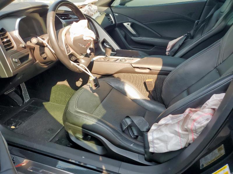 1G1YB2D75K5101761 - 2019 CHEVROLET CORVETTE STINGRAY 1LT BLACK photo 7