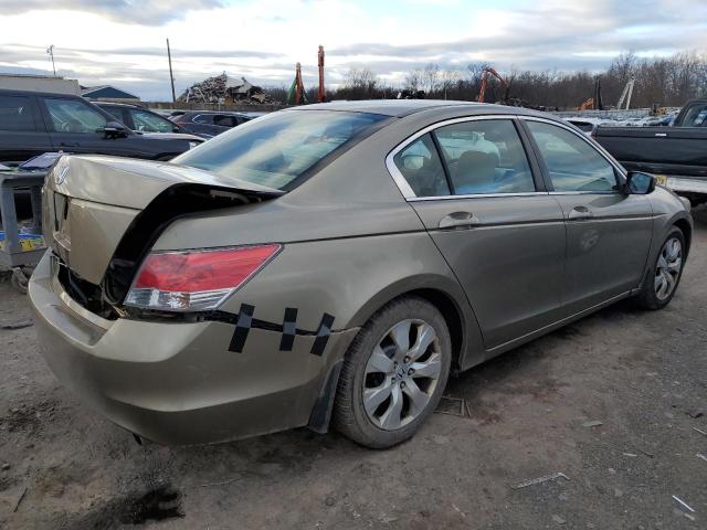 1HGCP26789A196576 - 2009 HONDA ACCORD EX TAN photo 3