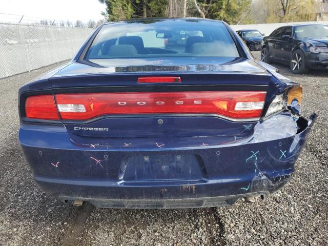 2C3CDXAG9EH208214 - 2014 DODGE CHARGER POLICE BLUE photo 6