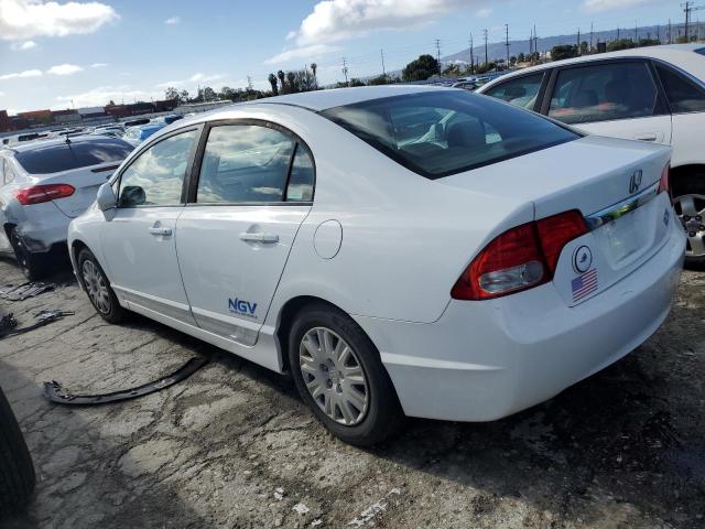 19XFA4F5XAE000470 - 2010 HONDA CIVIC GX WHITE photo 2