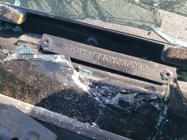 5TFUY5F11CX250060 - 2012 TOYOTA TUNDRA DOUBLE CAB SR5 BLACK photo 12