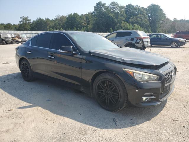 JN1BV7ARXEM695168 - 2014 INFINITI Q50 BASE შავი ფოტო 4