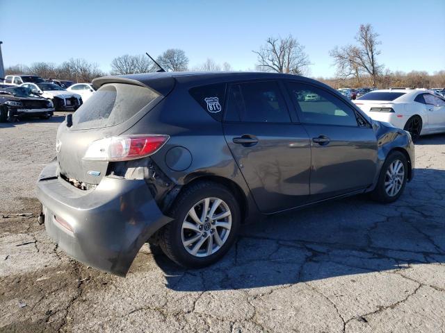 JM1BL1L78D1818848 - 2013 MAZDA 3 I GRAY photo 3