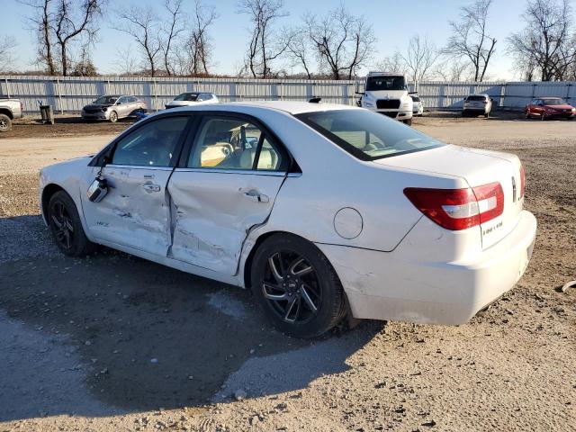 3LNHM28T67R668912 - 2007 LINCOLN MKZ WHITE photo 2