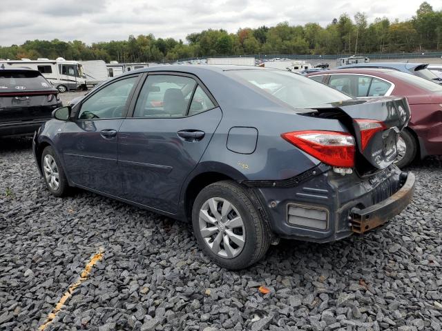 2T1BURHE3GC720068 - 2016 TOYOTA COROLLA L BLUE photo 2