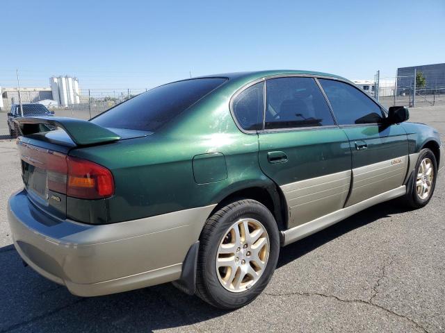 4S3BE686127206332 - 2002 SUBARU LEGACY OUTBACK LIMITED 绿色 照片 3