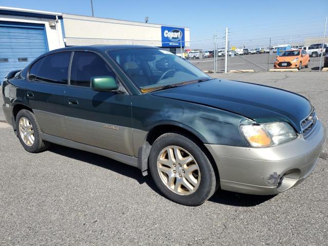 4S3BE686127206332 - 2002 SUBARU LEGACY OUTBACK LIMITED 绿色 照片 4