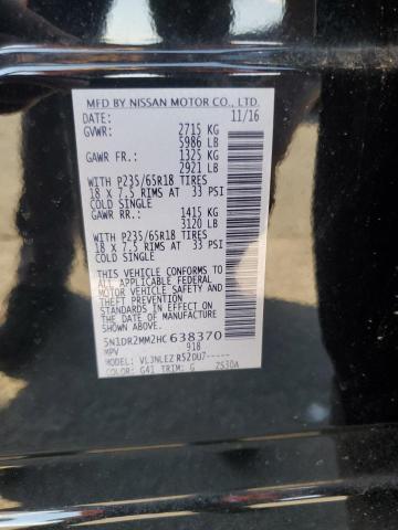 5N1DR2MM2HC638370 - 2017 NISSAN PATHFINDER S Qara foto 13