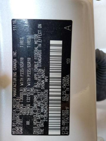 2T2BZMCA0HC066636 - 2017 LEXUS RX 350 BASE Ağ foto 12