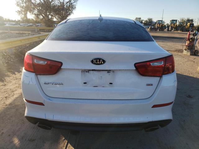 KNAGM4A73F5653680 - 2015 KIA OPTIMA LX WHITE photo 6