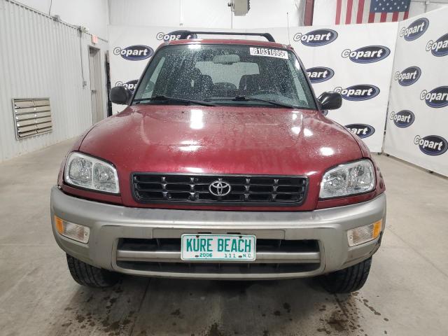JT3GP10V4Y0047138 - 2000 TOYOTA RAV4 MAROON photo 5