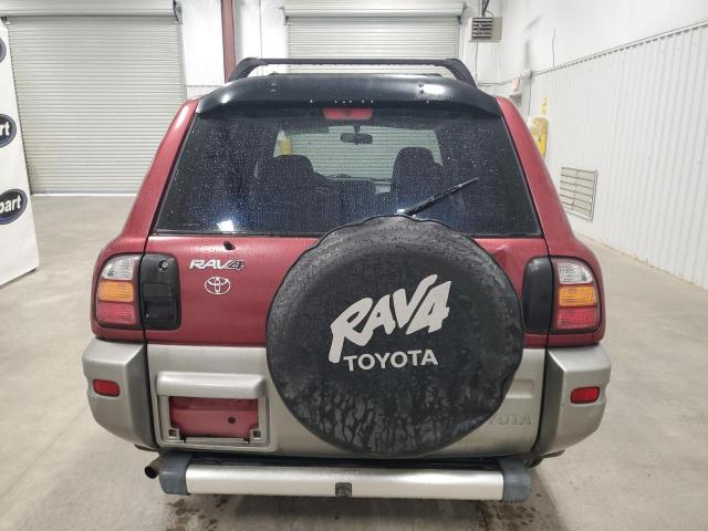 JT3GP10V4Y0047138 - 2000 TOYOTA RAV4 MAROON photo 6