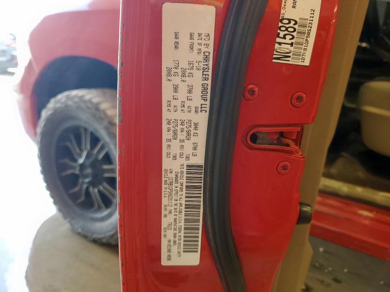 1D7RB1GP5AS231112 - 2010 DODGE RAM 1500 Qırmızı foto 13