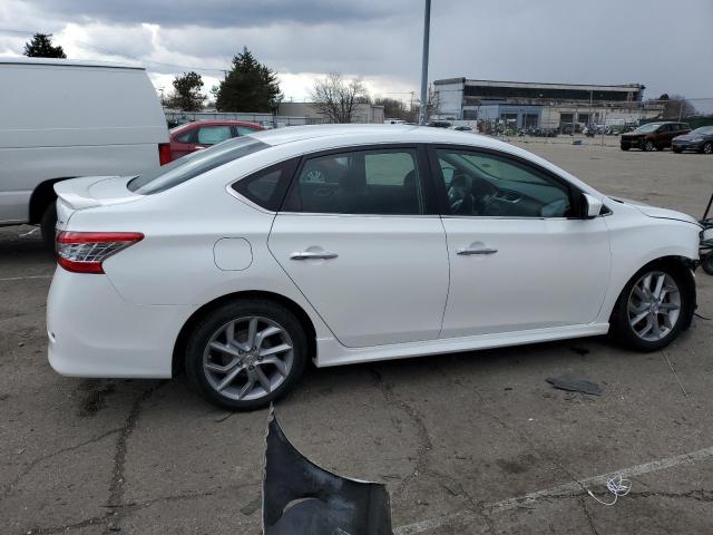 3N1AB7AP6EY263225 - 2014 NISSAN SENTRA S WHITE photo 3