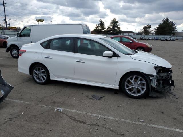 3N1AB7AP6EY263225 - 2014 NISSAN SENTRA S WHITE photo 4