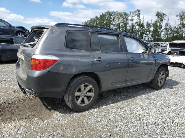 JTEES41A882079136 - 2008 TOYOTA HIGHLANDER GRAY photo 3