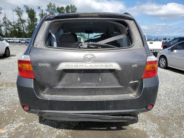 JTEES41A882079136 - 2008 TOYOTA HIGHLANDER GRAY photo 6