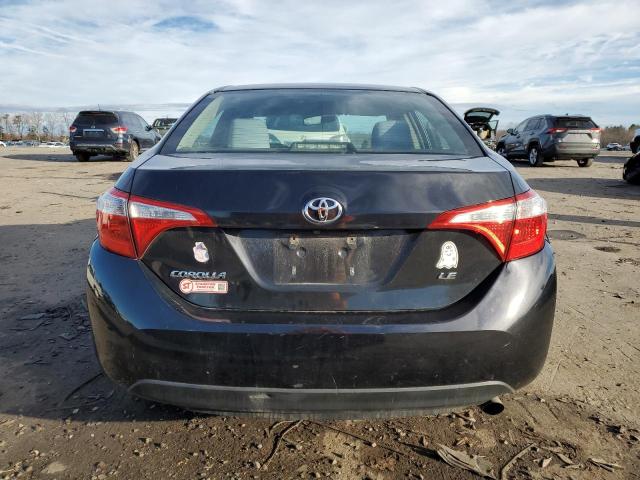 2T1BURHEXFC283376 - 2015 TOYOTA COROLLA L BLACK photo 6