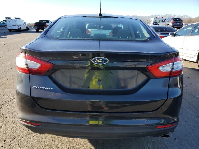 3FA6P0G77FR299302 - 2015 FORD FUSION S BLACK photo 6