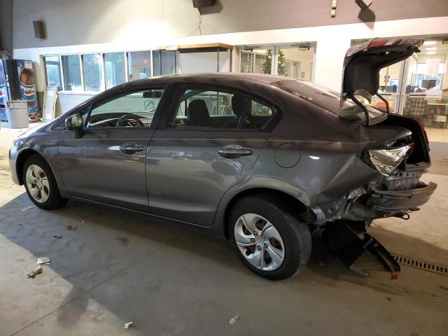 19XFB2F59FE062869 - 2015 HONDA CIVIC LX GRAY photo 2