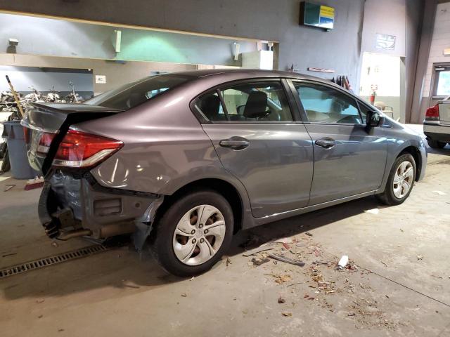 19XFB2F59FE062869 - 2015 HONDA CIVIC LX GRAY photo 3