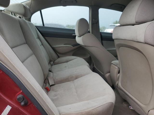 2HGFA16589H501311 - 2009 HONDA CIVIC LX BURGUNDY photo 10