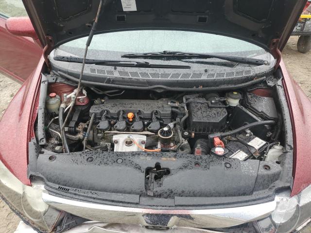 2HGFA16589H501311 - 2009 HONDA CIVIC LX BURGUNDY photo 11
