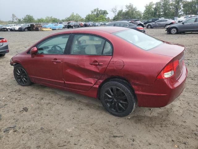 2HGFA16589H501311 - 2009 HONDA CIVIC LX BURGUNDY photo 2