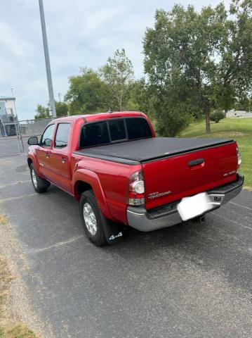 3TMLU4EN4CM085861 - 2012 TOYOTA TACOMA DOUBLE CAB RED photo 3