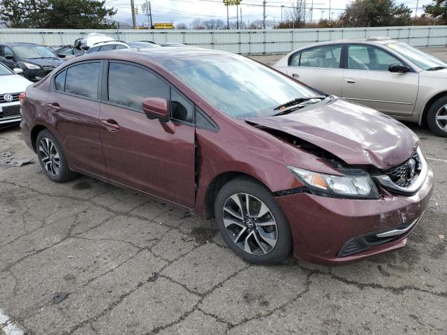 19XFB2F89EE043182 - 2014 HONDA CIVIC EX MAROON photo 4