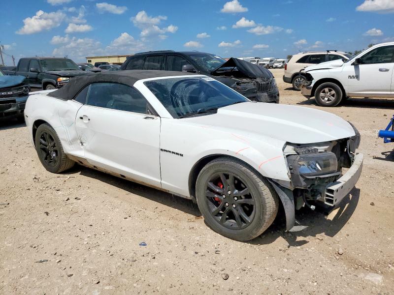 2G1FD3D38F9111066 - 2015 CHEVROLET CAMARO LT 白色 照片 4