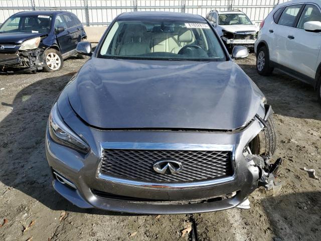 JN1BV7AP9FM340041 - 2015 INFINITI Q50 BASE GRAY photo 5