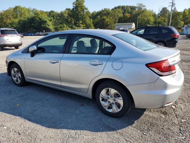 19XFB2F5XEE246989 - 2014 HONDA CIVIC LX 银色 照片 2