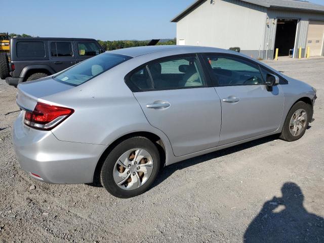 19XFB2F5XEE246989 - 2014 HONDA CIVIC LX 银色 照片 3