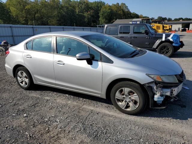19XFB2F5XEE246989 - 2014 HONDA CIVIC LX 银色 照片 4